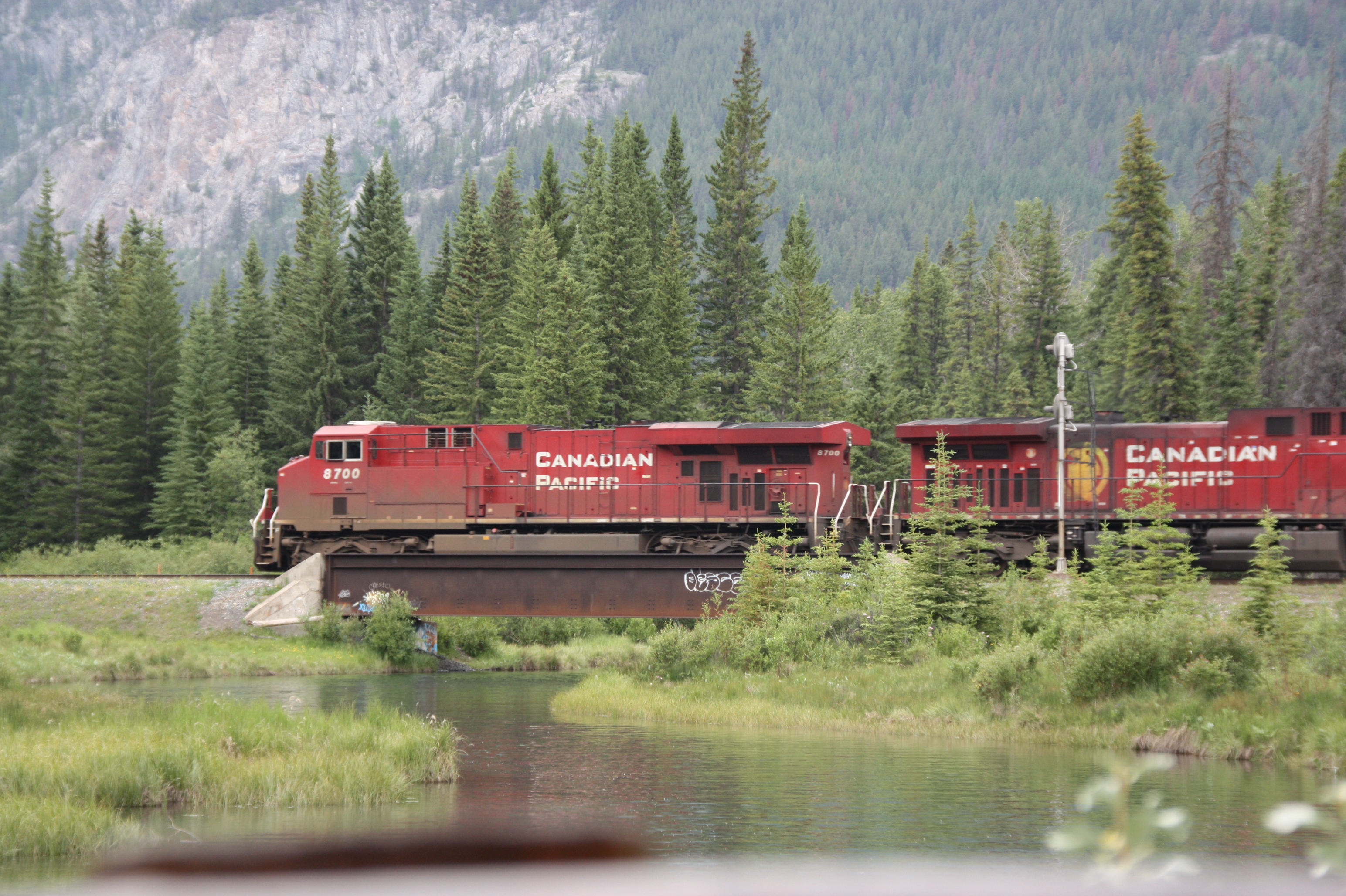 Canadian Pacific Eisenbahn Kanada Rocky Mountains