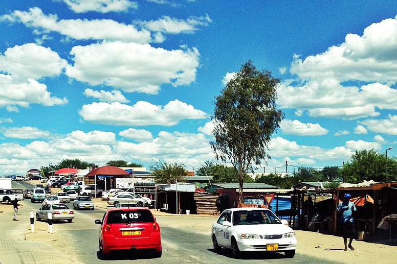Straßenverkehr in Namibias Hauptstadt Windhoek