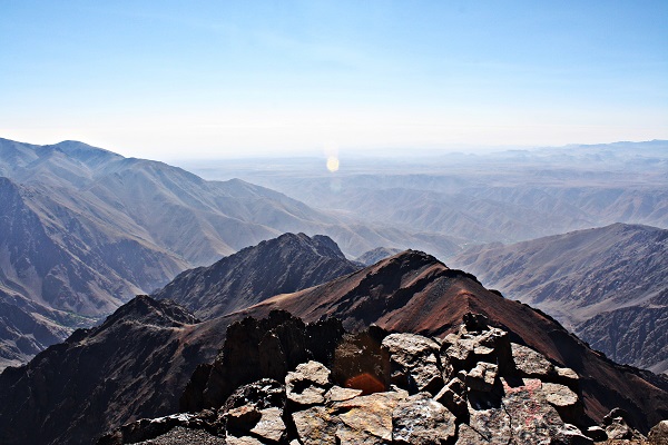 Blick auf die Berge des Atlas Gebirge