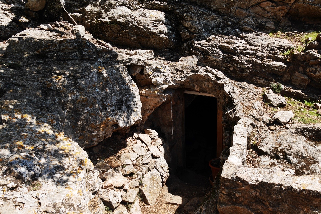 Höhle des Eremit auf der 4.Etappe des GR221