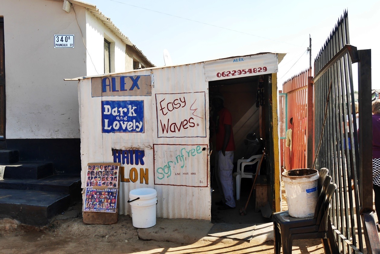 Haarsalon in Soweto
