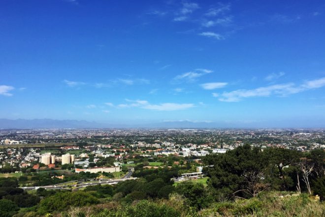 Aussicht vom Rhodes Memorial über Kapstadts Communities