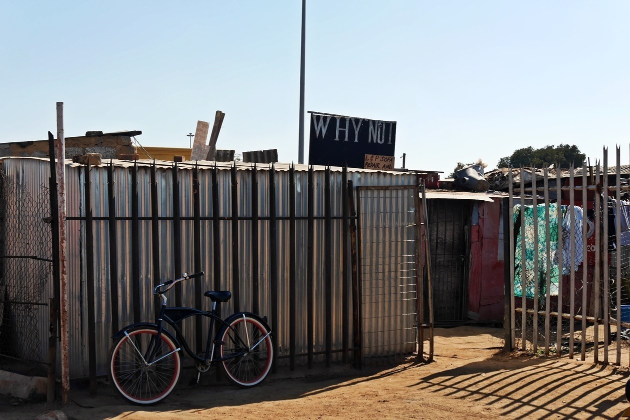 Fahrrad in Soweto auf den Fahrradttouren von Lebo´s Backpackers