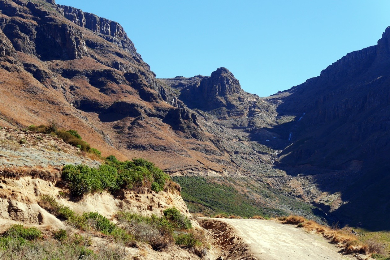 Sani Pass auf südafrikanischer Seite