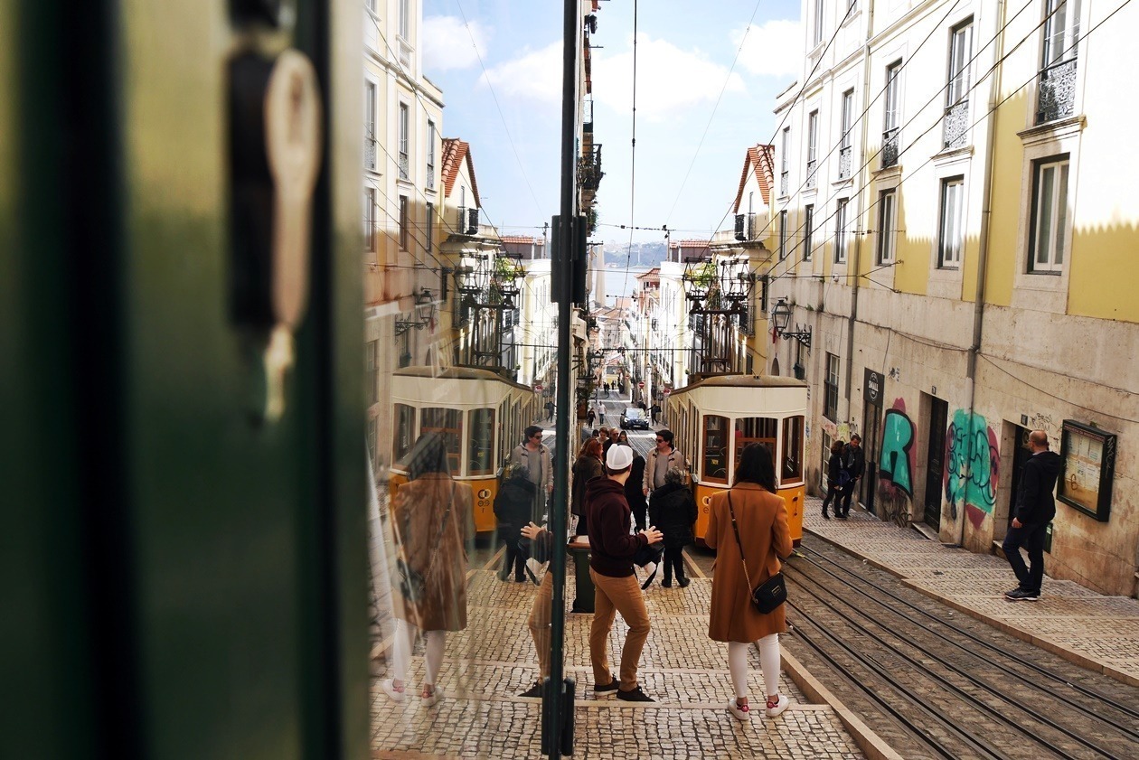 Elevedaor in Lissabon