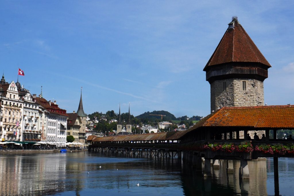 Die Kapellbrücke in Luzern
