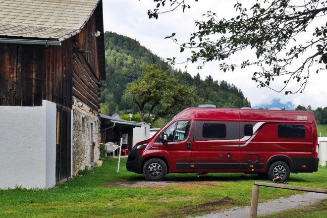 Campeo Camper Van von Bürstner im österreichischen Voralberg
