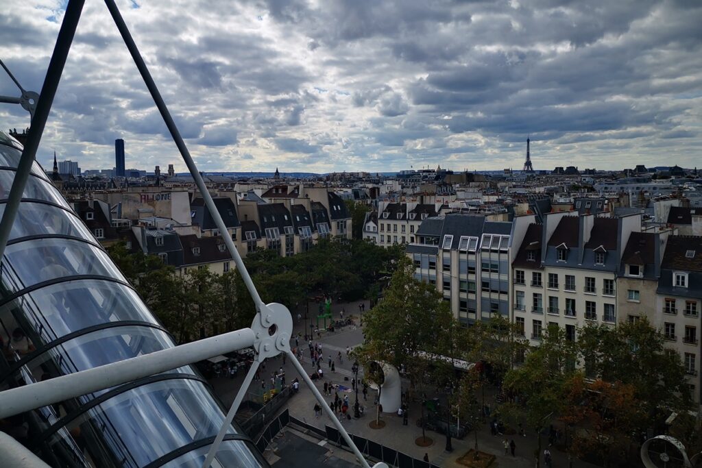 Ausblick vom Centre Pompidou 