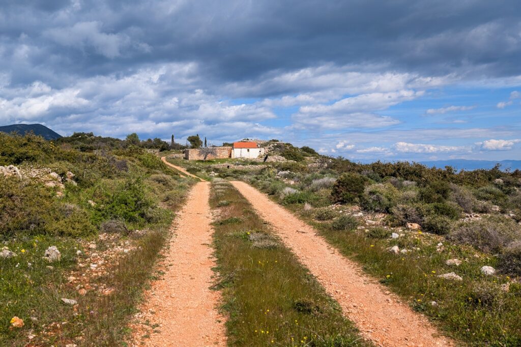Wanderweg rund um Leonidio auf der Peloponnes.
