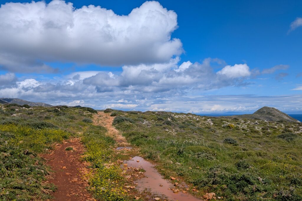 Wanderweg zum Kap Tainaron.