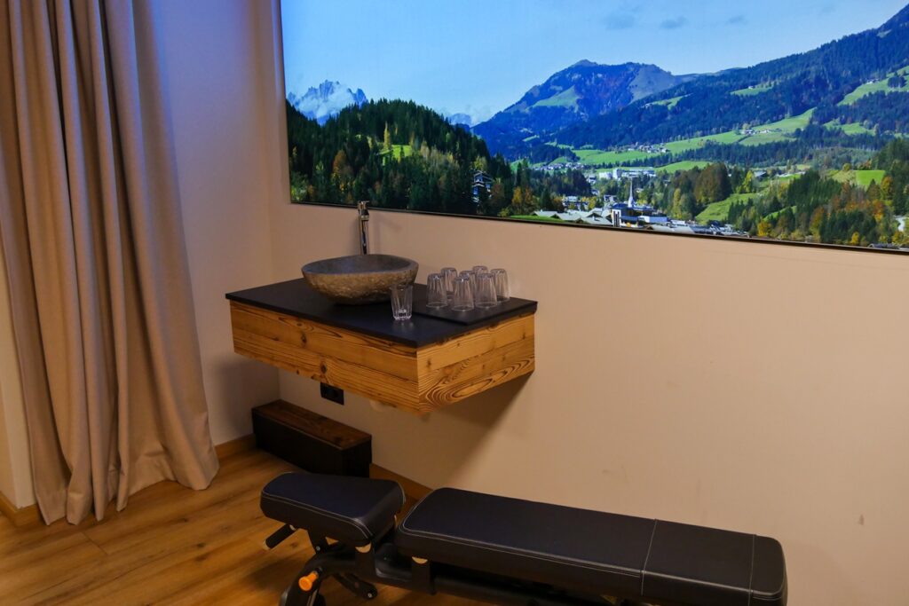 Fitnessraum des ADEA Fieberbrunn